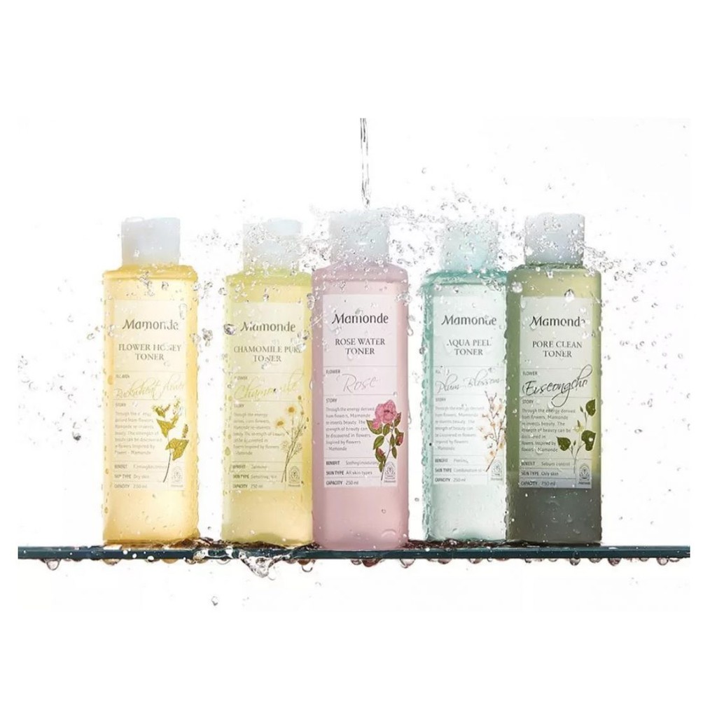 NƯỚC HOA HỒNG MAMONDE FLOWER WATER TONER đủ mùi - hoa hồng - diếp cá 250ml