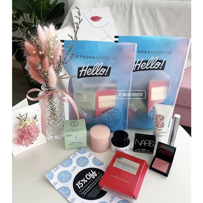 [BILL US] Bộ sản phẩm Sephora favorite Hello! Beauty gems