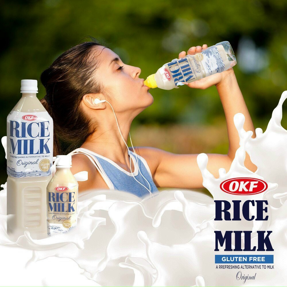 Nước Gạo Rang OKF Rice Milk Hàn Quốc Chai 1,5 Lít