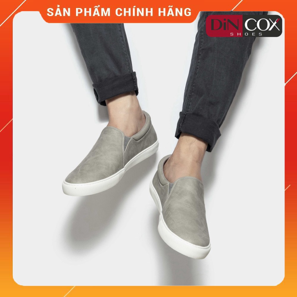 [COX] Giày Lười Sneaker C38 Grey Dincox CHÍNH HÃNG