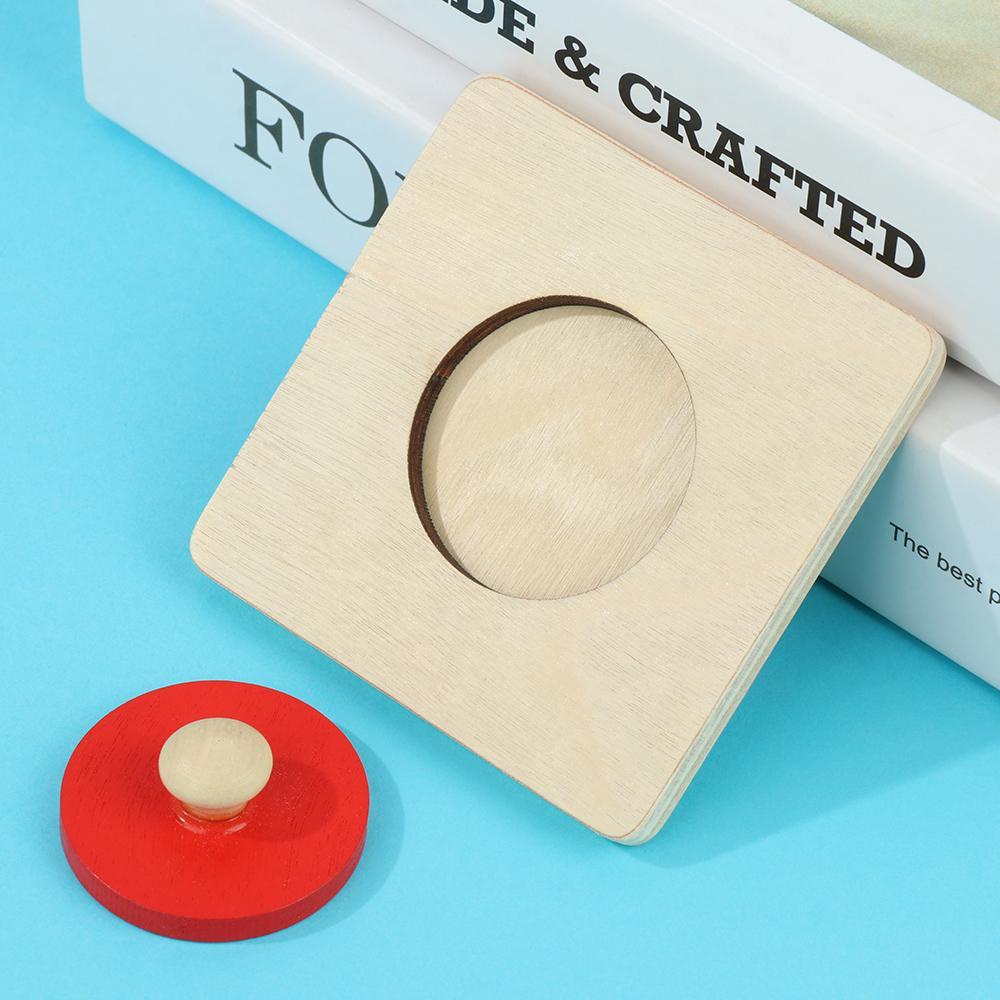 Bảng Đồ Chơi Giáo Dục Montessori Hình Học Nhiều Màu Sắc