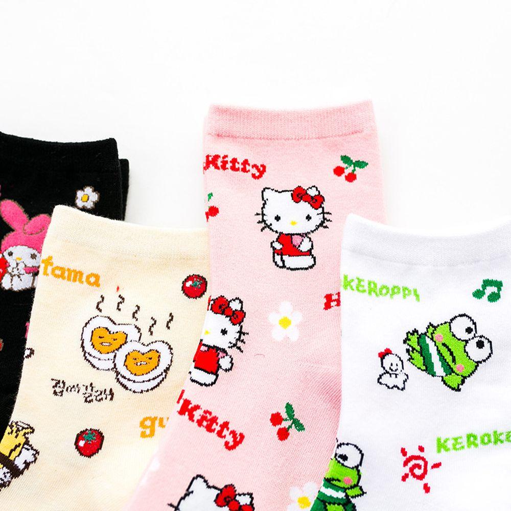 Vớ Cotton In Họa Tiết Hoạt Hình Dễ Thương Thời Trang Cho Nữ