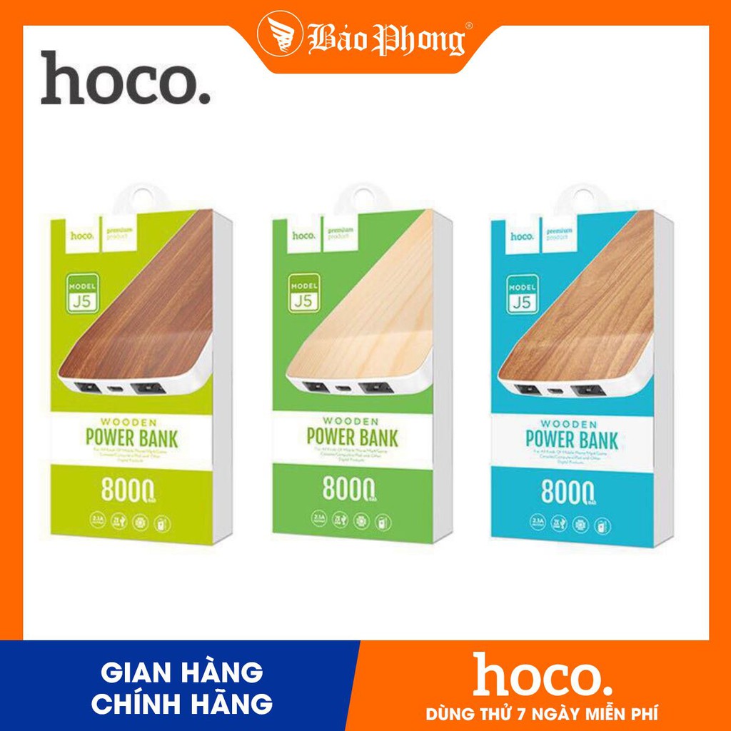 Sạc dự phòng Hoco J5 8000mAh