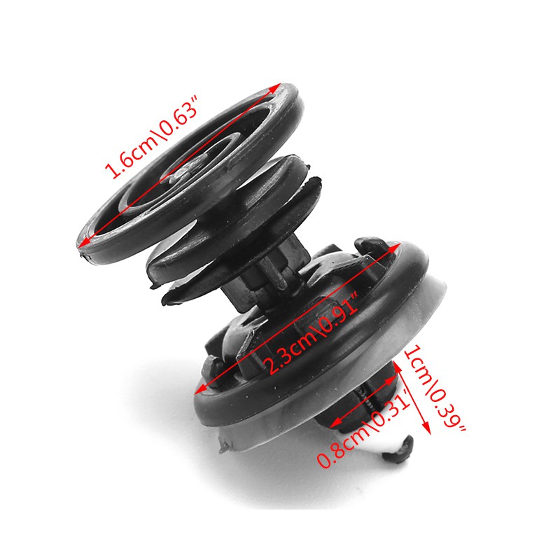 10 đinh tán nhựa cho cửa xe hơi VW Passat golf