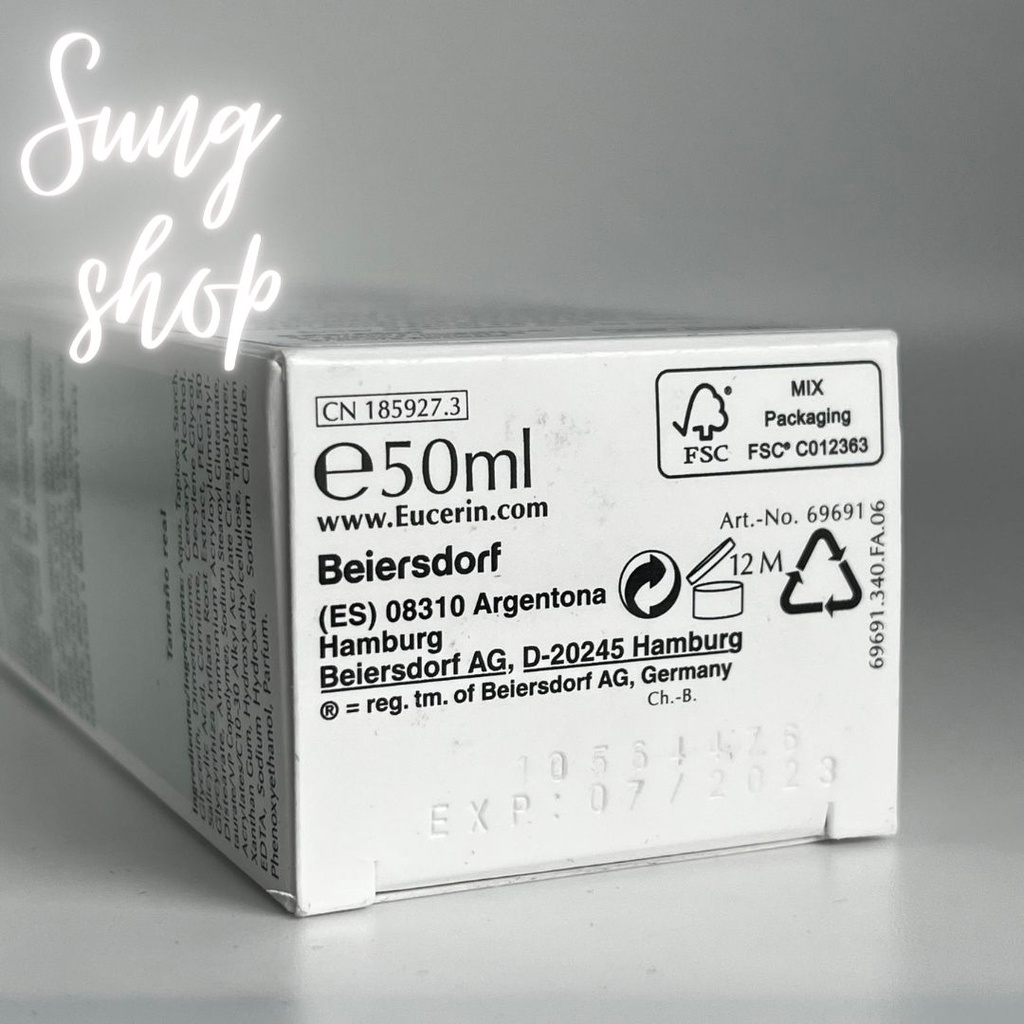 Kem giảm mụn Eucerin DermoPure kiểm soát nhờn kềm dầu ngừa mụn cho da dầu 50ml