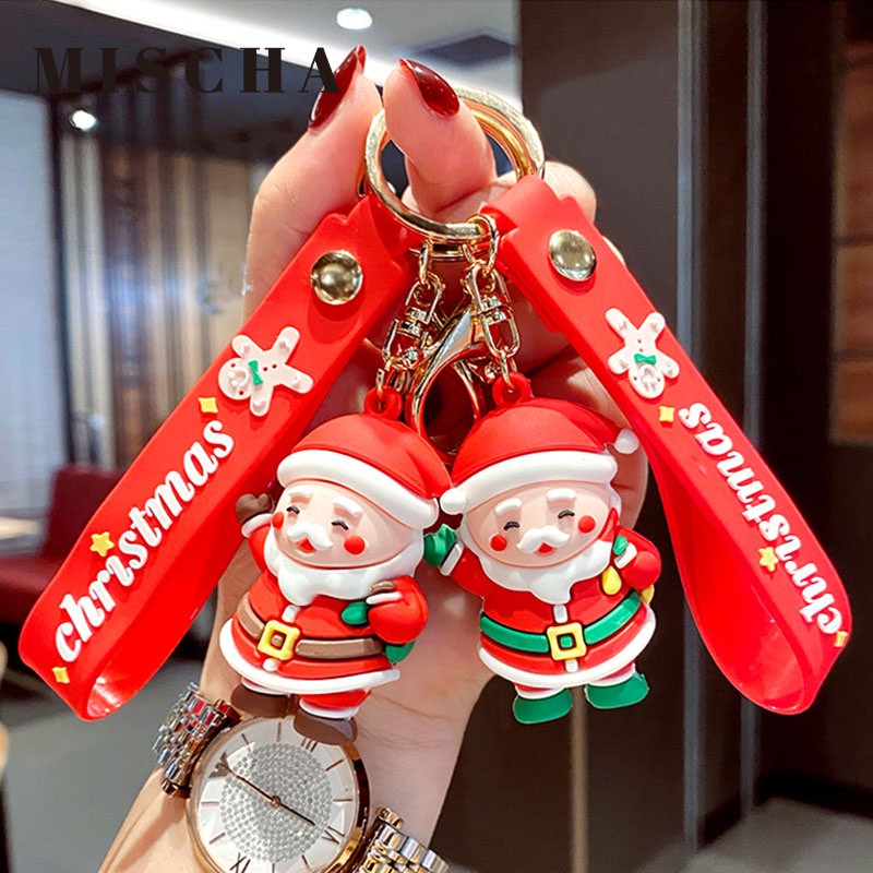 MISCHA Móc Khóa Hình Ông Già Noel Dễ Thương