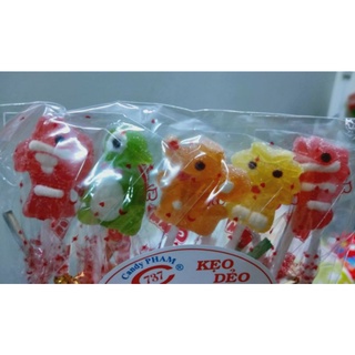 Combo 10 bịch kẹo dẻo Candy pham, hình con thú [1 bịch 10 cây kẹo dẻo]