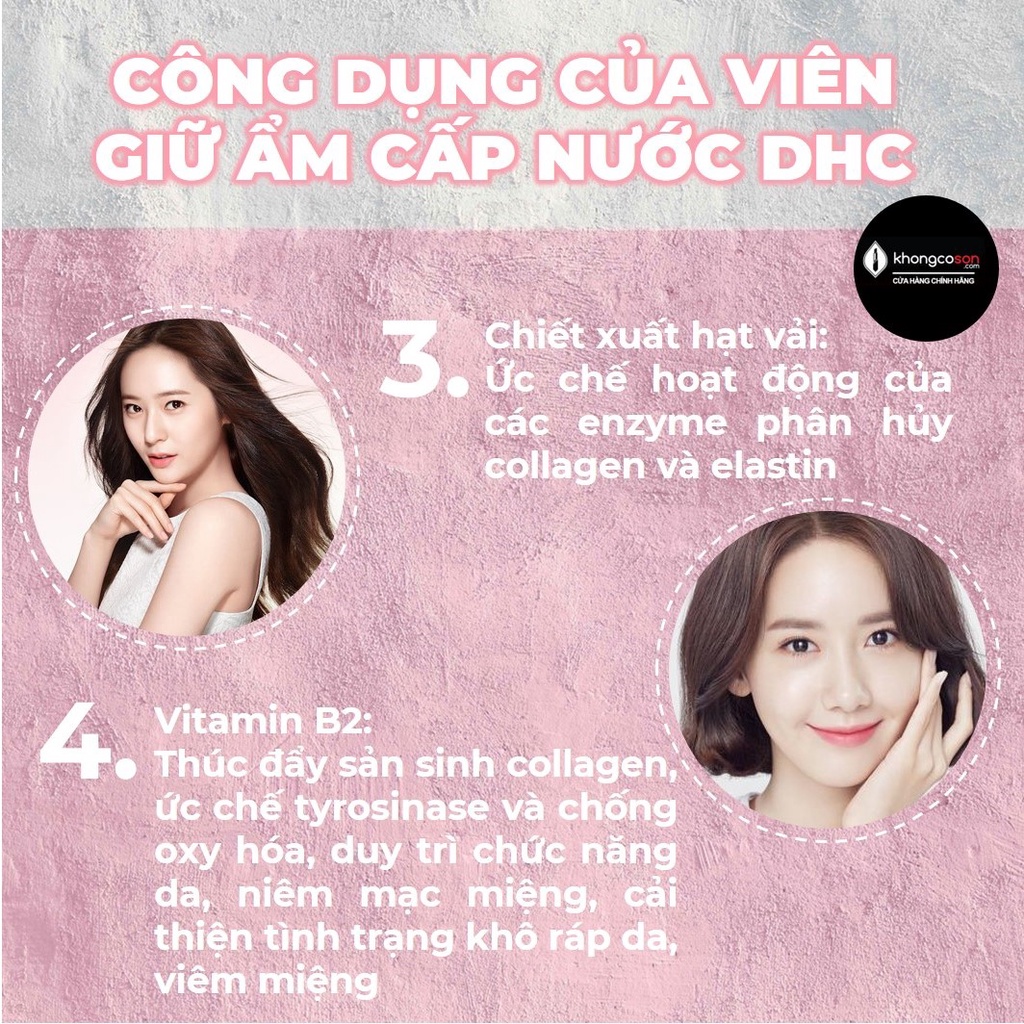 Viên Uống Giữ Ẩm Cấp Nước DHC Hyaluronic Acid - Khongcoson