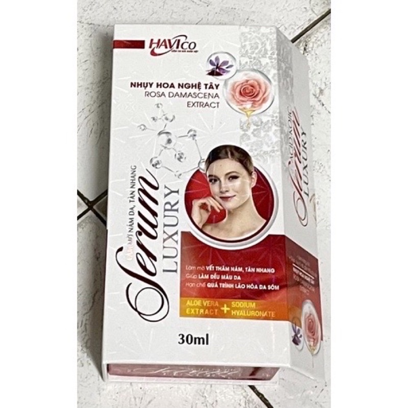 SERUM LUXURY ĐỎ CHAI 30ml DƯỠNG DA MỊN MÀNG CĂNG BÓNG MÙI THƠM NHẸ NHÀNG