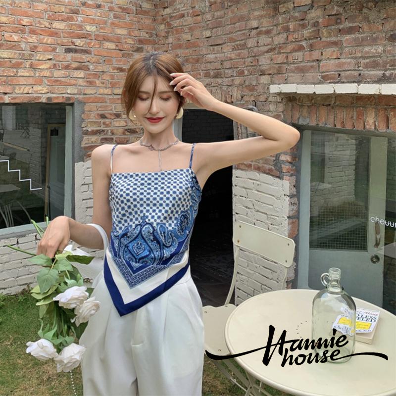 Áo không tay in họa tiết hoa thời trang quyến rũ cho nữ