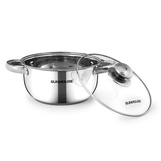 Nồi inox 3 đáy Sunhouse SH22120- Hình thật