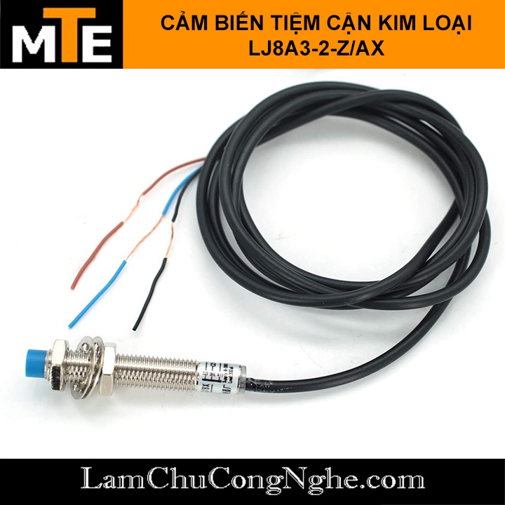 Cảm biến tiệm cận phát hiện kim loại LJ8A3 NPN & PNP