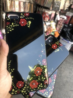 Ốp đính đá mặt gương cao cấp iphoneX,7plus8plus
