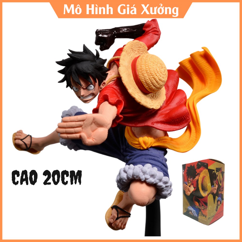 Mô hình Luffy mũ rơm One Piece sử dụng haki vũ trang Cao 20cm - Mô Hình Figure Monkey D.Luffy Vua Hải Tặc