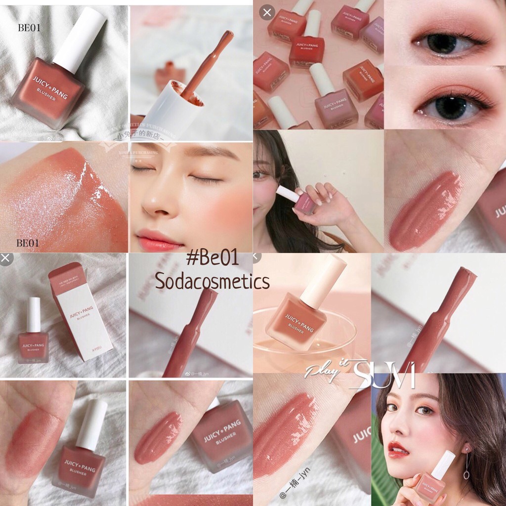 Má Hồng Dạng Kem Apieu Juicy Pang Water Blusher