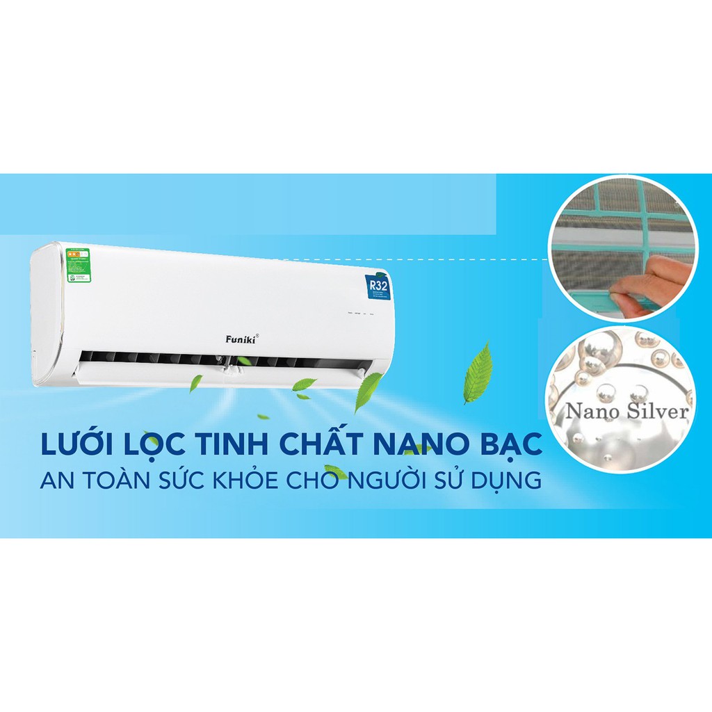 Điều Hòa Nhiệt Độ Funiki 12000 BTU 1 Chiều HIC12MMC - Hàng Cao Cấp 100%