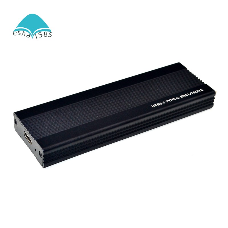 Hộp đựng ổ cứng SSD RTL9210 M.2 bằng nhôm kết nối USB3.1 TYPE C và NVME HDD