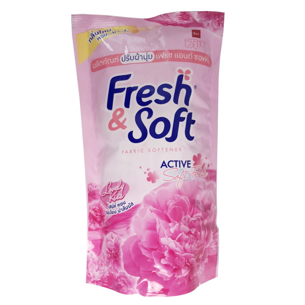 Nước xả vải FRESH SOFT 600ml - túi - xả vải Thái Lan - Giao màu ngẫu nhiên