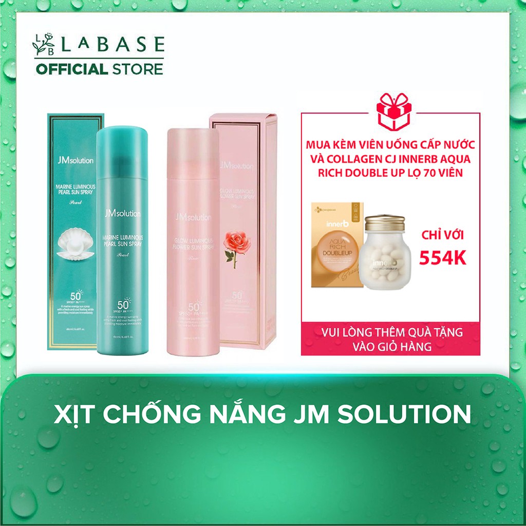 Xịt chống nắng toàn thân JM Solution Marine Luminous Pearl Sun Spray SPF50+ /PA +++ 180ml | BigBuy360 - bigbuy360.vn