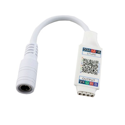 Bộ điều khiển LED RGB qua bluetooth - Màu trắng | BigBuy360 - bigbuy360.vn