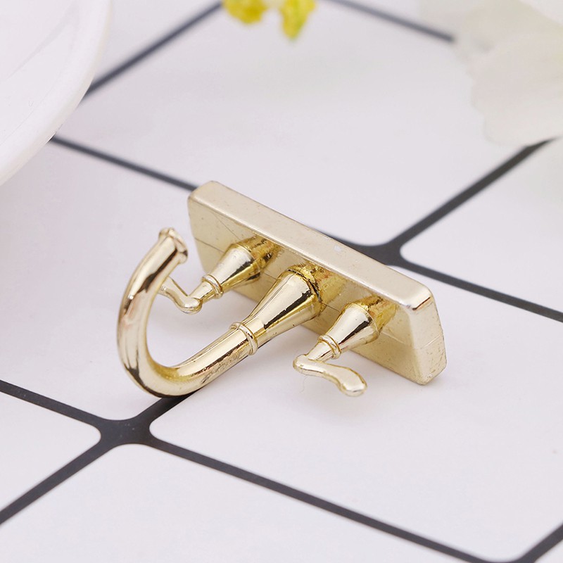 Vòi Nước Kép Tỉ Lệ 1 / 12 Trang Trí Nhà Búp Bê