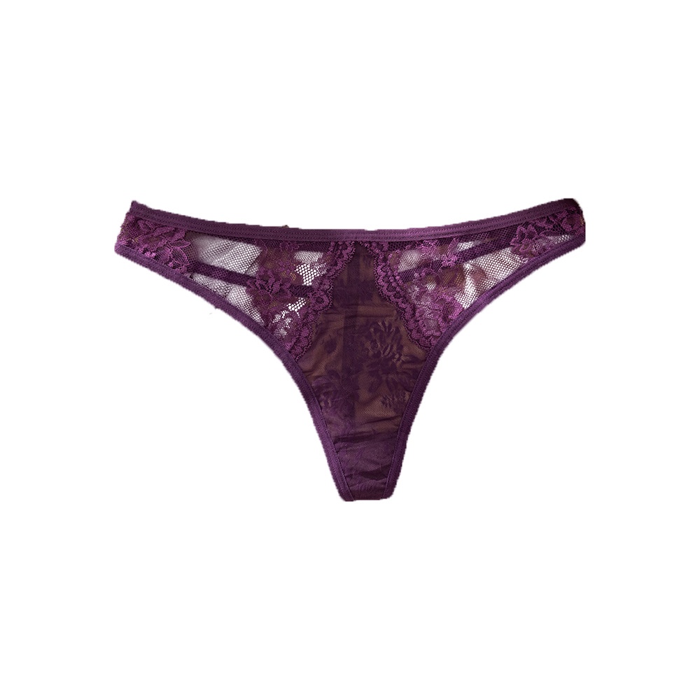 MOCHO Quần lót lọt khe ren hoa bằng cotton trong suốt đáy rỗng gợi cảm nhiều màu sắc thời trang cho nữ
 | BigBuy360 - bigbuy360.vn