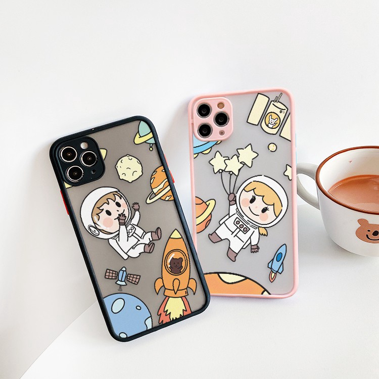 Ốp lưng iphone nhám phi hành gia 5/5s/6/6plus/6s/6splus/7/7plus/8/8plus/x/xr/xs/11/12/pro/max/plus/promax - Awifi X2-4 | BigBuy360 - bigbuy360.vn