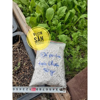 Đá Perlite- Đá Trân Châu ( gói 50gr) , Gía Thể Trồng Sen Đá, Xương Rồng, hoa, rau,..