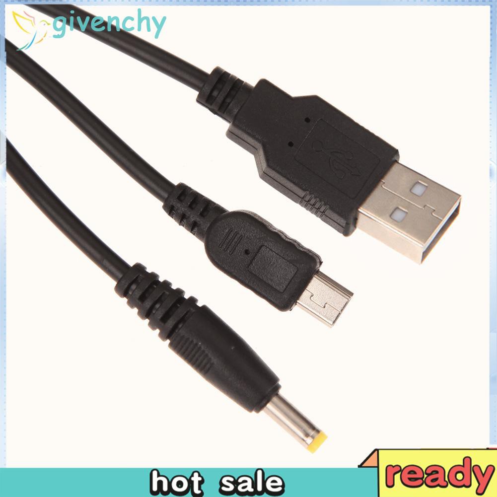 Dây Cáp Sạc Dữ Liệu Usb 2 Trong 1 Dài 1.2m Cho Sony Psp