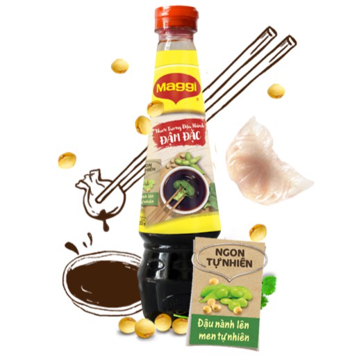 Nước tương Maggi Ngon đậm đà chai 300ml