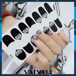 Dán Móng Tay Sticker siêu bền như làm nail ngoài tiệm cực đẹp và tiện lợi YMX0001