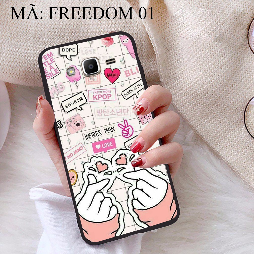 Ốp lưng Samsung J2 Prime viền dẻo TPU BST Phong Cách Freedom