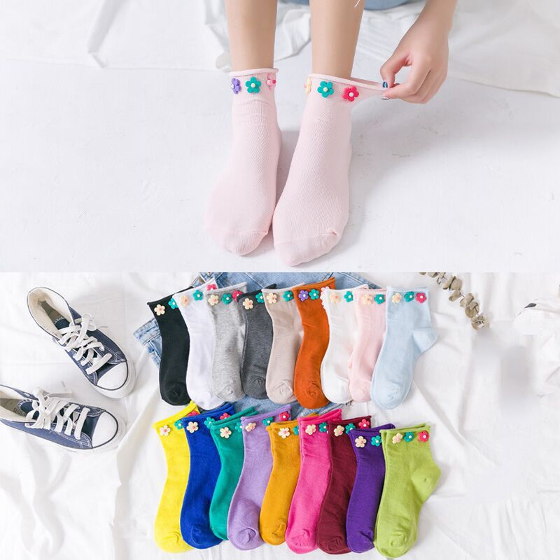 Vớ cao qua đầu gối màu kẹo ngọt cho phái nữ