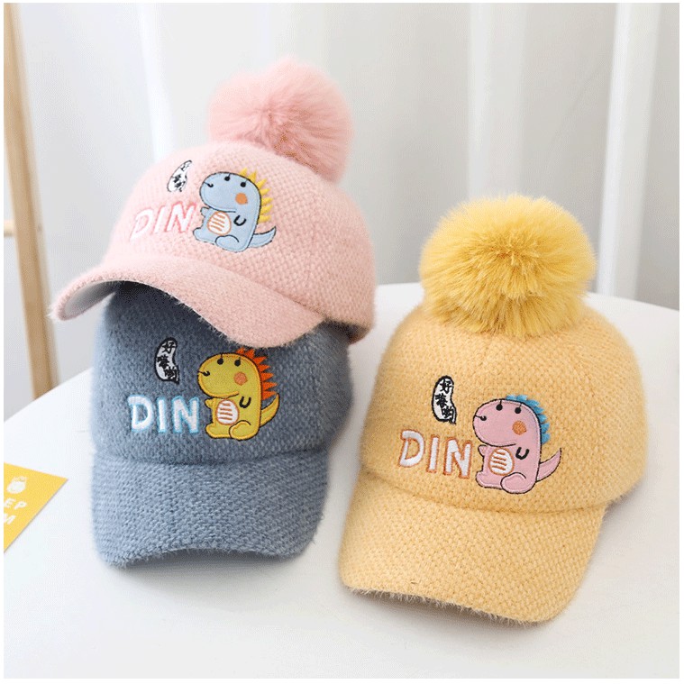 Mũ Bóng Chày Họa Tiết Hoạt Hình Dễ Thương Dành Cho Bé