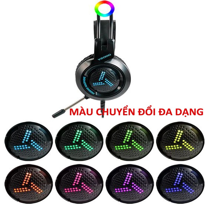 Mua Tai Nghe Giá Tốt , Tai Nghe Gaming New6all V2000 - Over Ear Cực Êm Tai