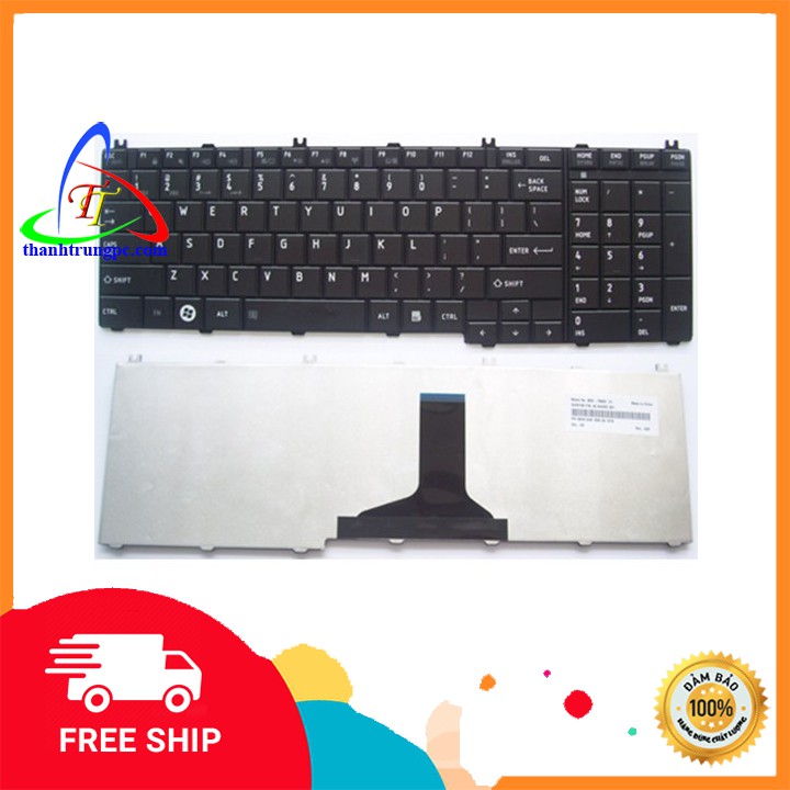 Bàn phím laptop Toshiba C650, C655, C660, C660D, C665, L650, L655, L670, L750, S750