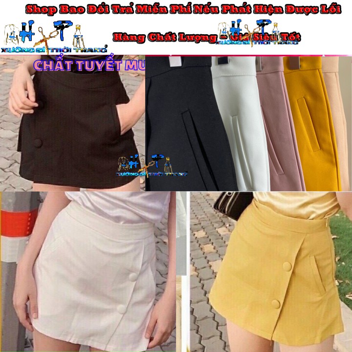Chân váy chữ A dáng ngắn đính nút cực xinh có quần trong mẫu túi xéo sang chảnh mẫu mới hót 2020-HÀNG CÓ SẴN | BigBuy360 - bigbuy360.vn