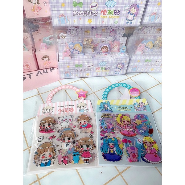 Sticker túi 3 tấm