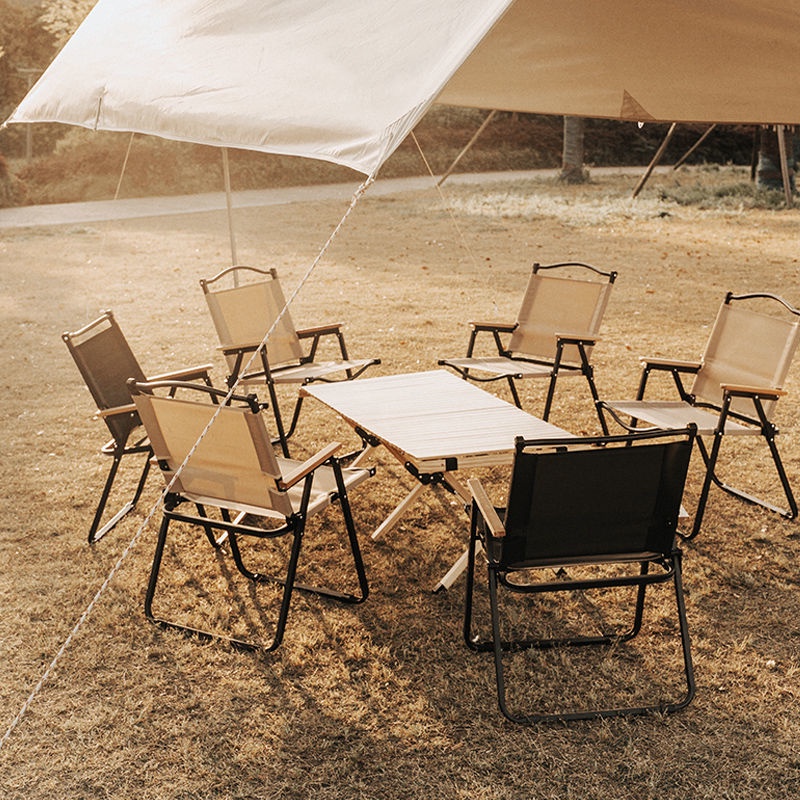 Bàn Dã Ngoại Gấp Gọn Hợp Kim Nhôm Siêu Nhẹ, Lắp Ráp Dễ Dàng, Bàn Ghế Mang Đi Picnic Du Lịch Xếp Gọn Chắc Chắn