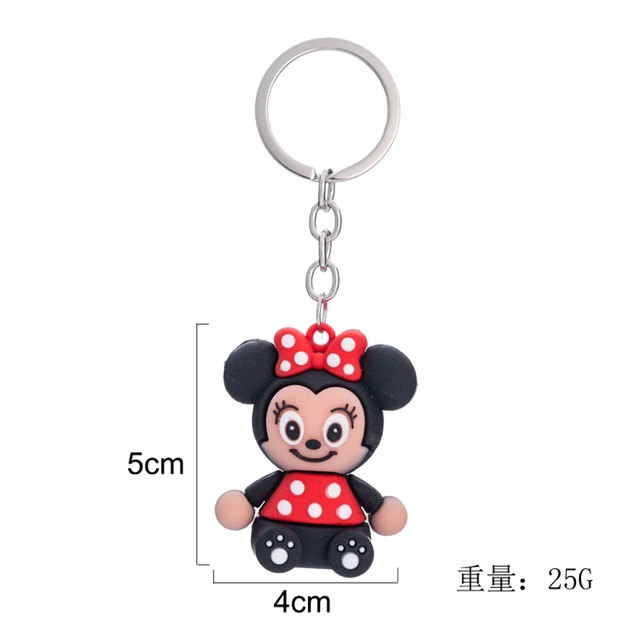 Sỉ 10 móc khoá hình mickey đen  69k