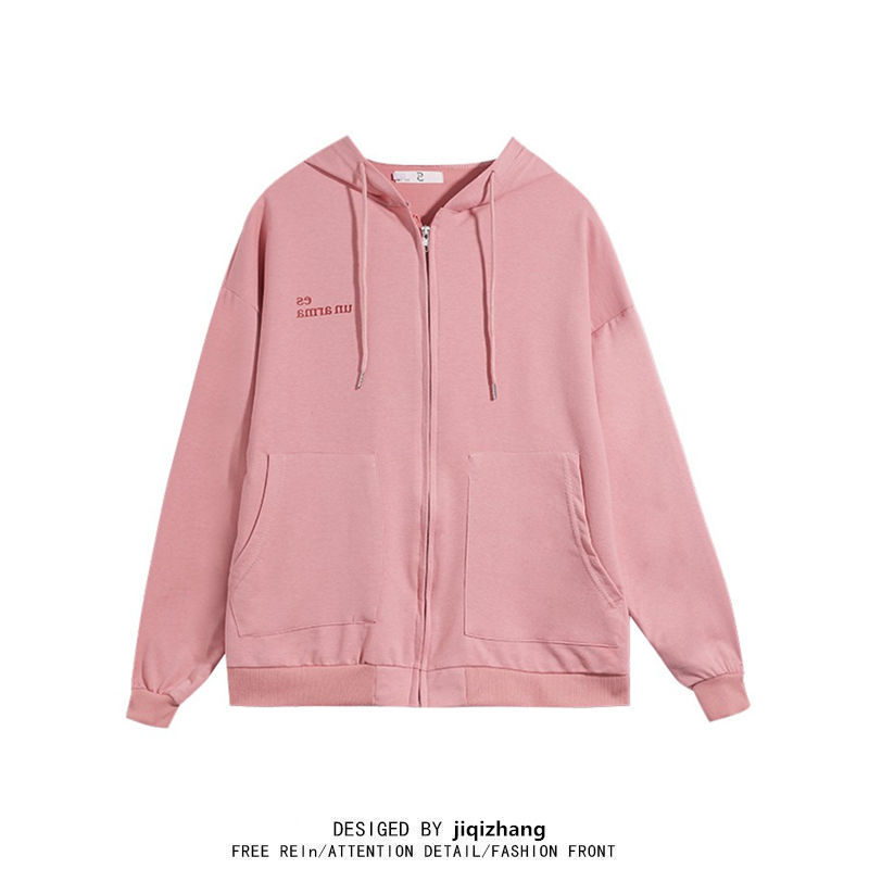 Áo Khoác Hoodie Mỏng Dáng Rộng Kiểu Hàn Quốc Thời Trang Xuân Thu 2021