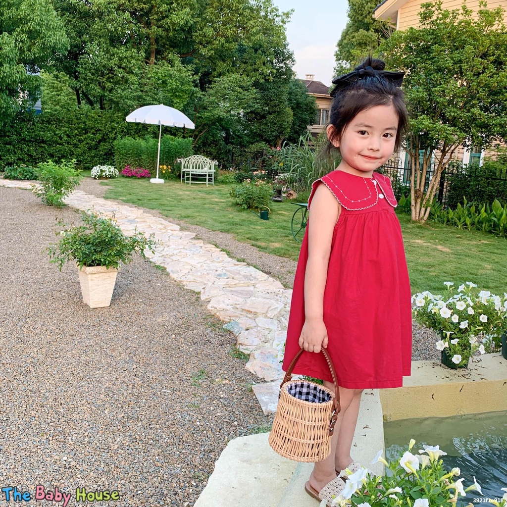 Váy Bé Gái  𝐅𝐑𝐄𝐄𝐒𝐇𝐈𝐏 Váy Công Chúa Phong Cách Hàn Quốc Đáng Yêu Cho Bé