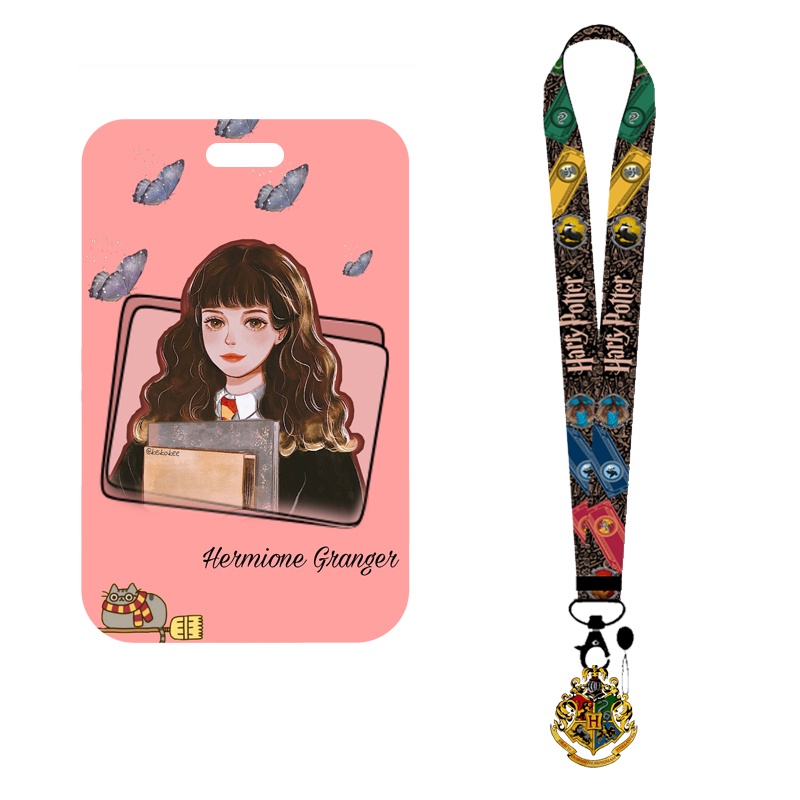 Ví Đựng Thẻ ID Họa Tiết Hoạt Hình Harry Potter Cho Học Sinh Giá Đỡ