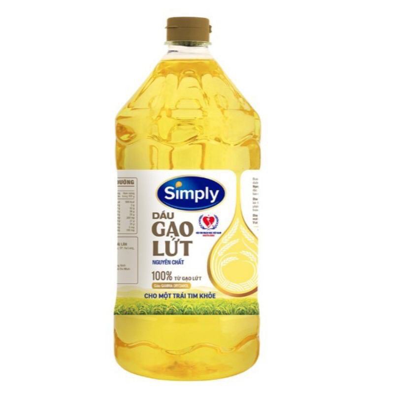 DẦU GẠO LỨT NGUYÊN CHẤT SIMPLY 2L.