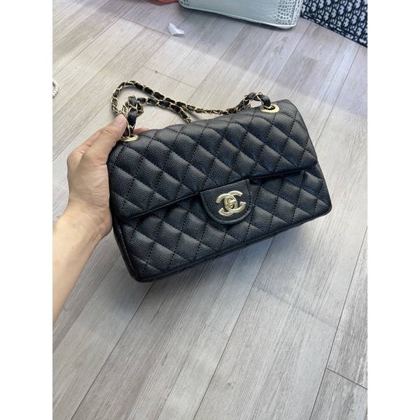 Túi nữ Classic chất liêu da bả 2 lắp thời trang kẻ viền ô trám