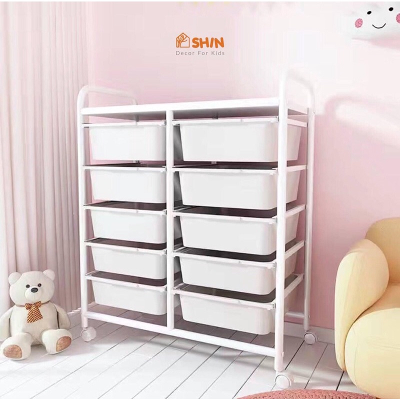 [FREE SHIP TOÀN QUỐC] Kệ sách trẻ em Kệ đa năng SHIN Kệ sách thép carbon ko gỉ big big size