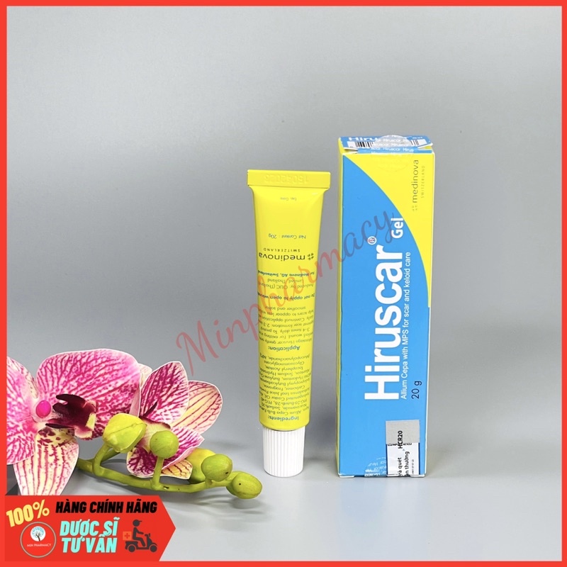 GEL HỖ TRỢ LÀM MỜ SẸO HIRUSCAR 20G- Minpharmacy