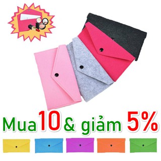Ví nữ dài vải nỉ cầm tay gập gọn túi ví Túi Vải Nỉ Đựng Điện Thoại Tiền Xu Xinh Xắn