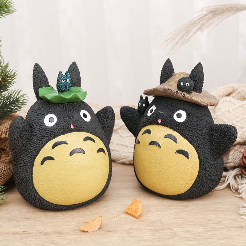 Con heo đất Totoro only Không thể bỏ qua hoạt hình lớn bằng nhựa có khả năng chống rơi làm quà tặng sinh nhật bạn t