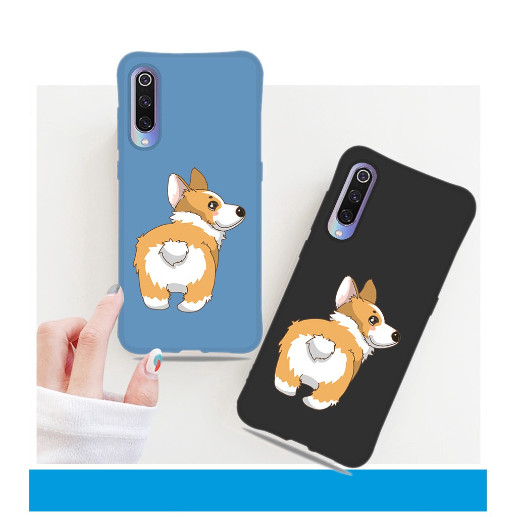 Ốp lưng xiaomi A3/CC9E/Mi 9 ốp lưng silicon xiaomi in hình Corgi_NANOSTICK